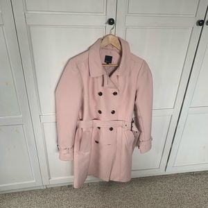 Blush trench coat new without tags